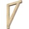 Ekena Millwork Traditional Block Rough Sawn Bracket, Douglas Fir, 4"W x 32"D x 44"H BKT04X32X44TRA05RDF - alternate 1